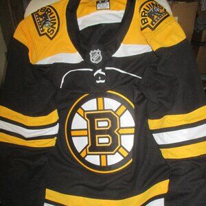 BOSTON BRUINS Fanatics Premium NHL Hockey Jersey Black Home size 52 Embroidered